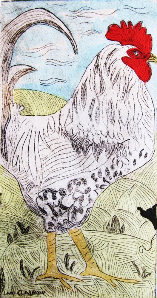 Cock-a-doodle-doo-card