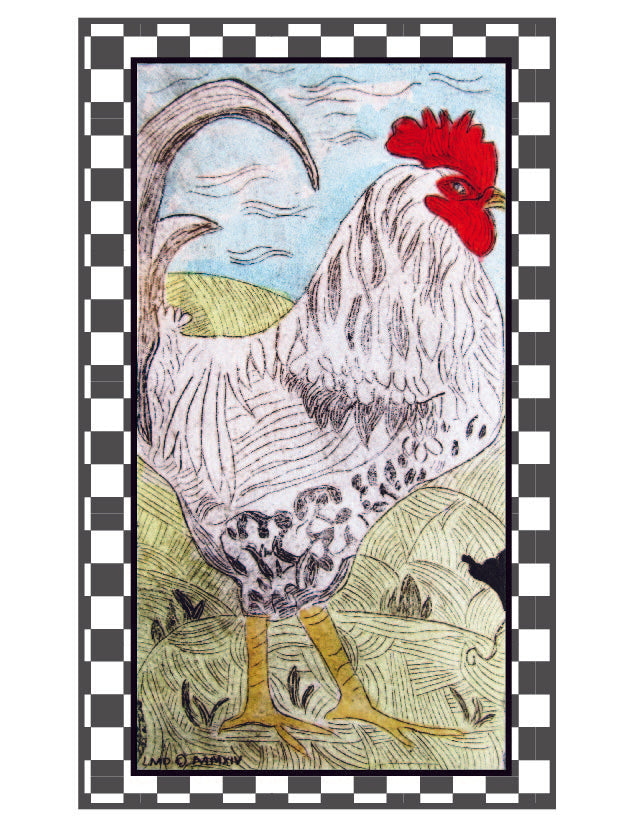 Cock-a-doodle-doo-card