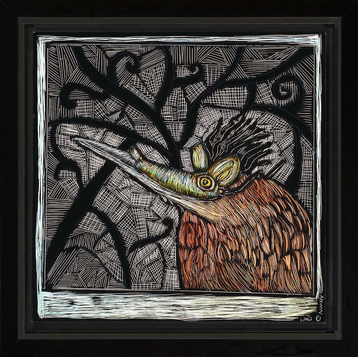 Heron in Green (Mouse)