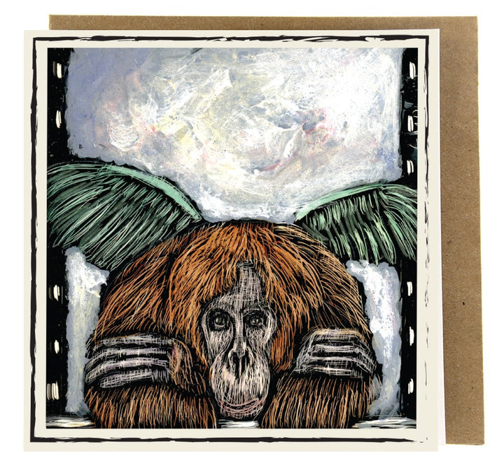 When orangutans can fly.-card