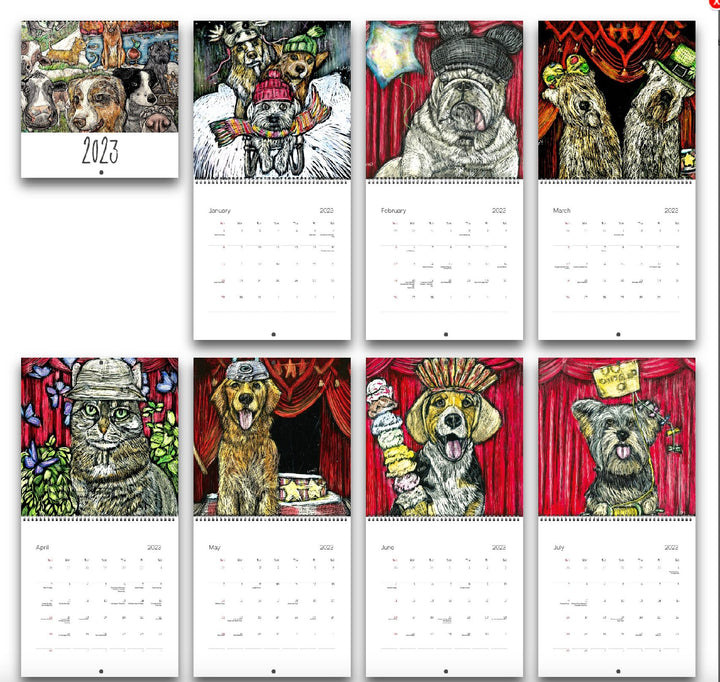 Calendar-art prints-reproduction