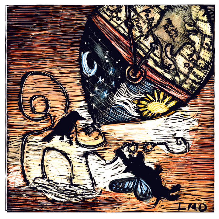 Crow,Pig ,Ballon
