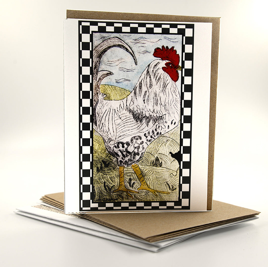 Cock-a-doodle-doo-card