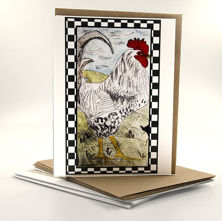 Cock-a-doodle-doo-card