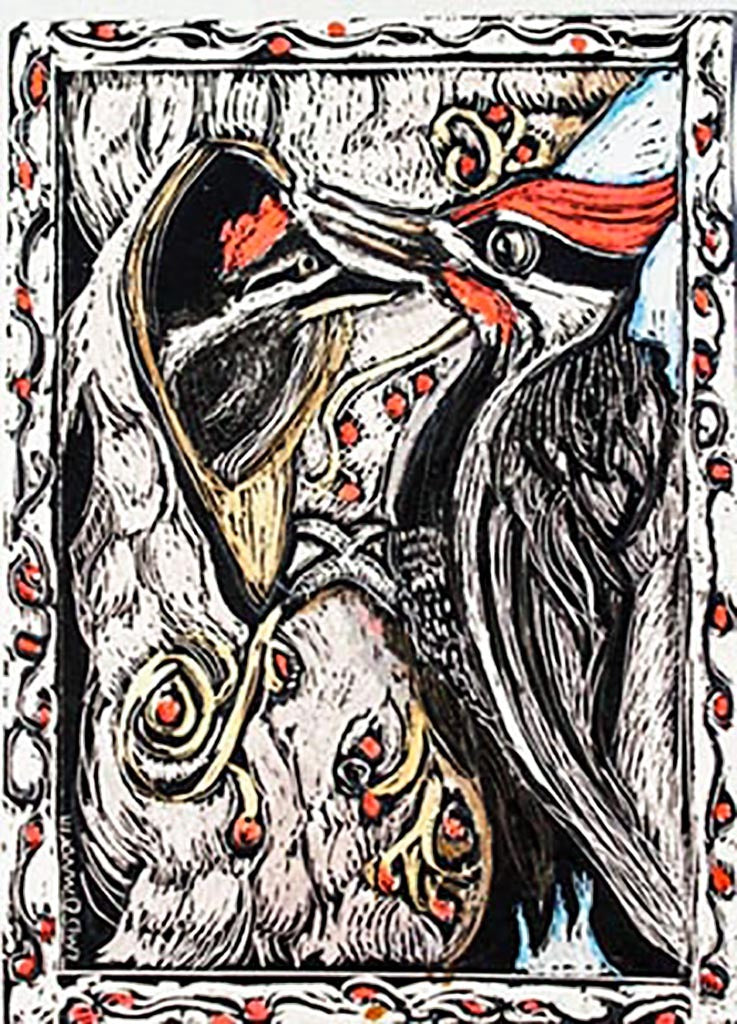 Pileated wood pecker